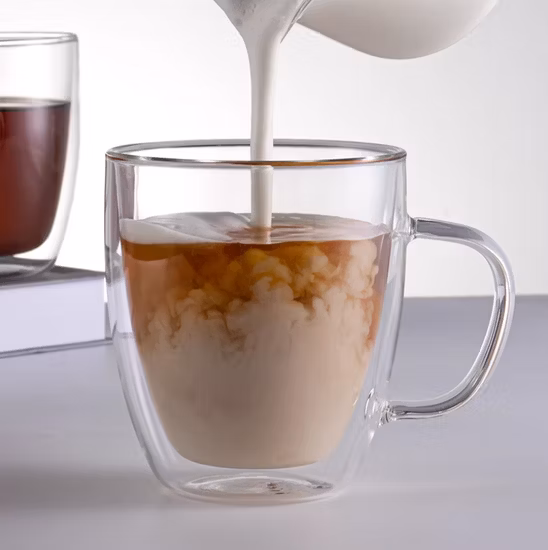 Череп Череп Бокал для пива Персонализированное украшение для бара Двухслойная прозрачная чашка