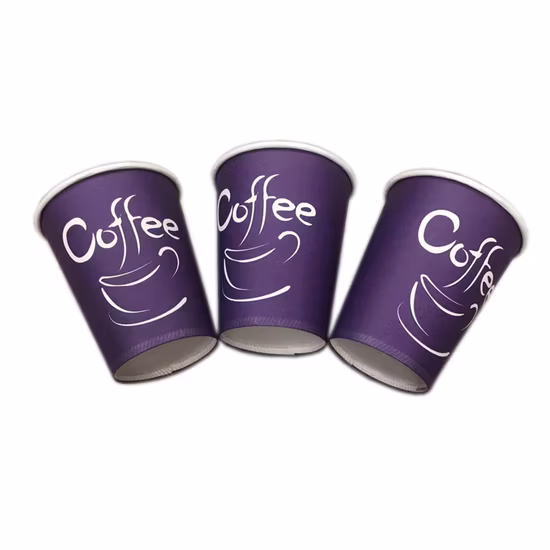 Кофе-бар использовал 8b одноразовую кофейную чашку из бумаги с покрытием PE