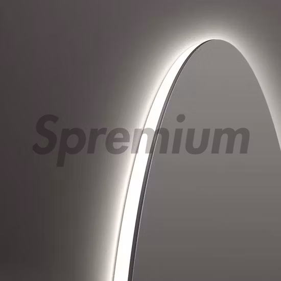 Оптовая продажа, домашний декор, прямоугольное умное стекло, туалетный столик, мебель, светодиодное настенное светящееся зеркало для ванной комнаты