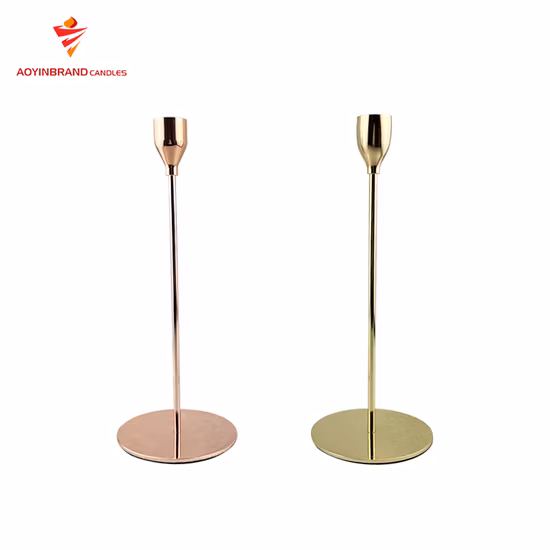 Европейские золотые серебряные подсвечники, металлические подсвечники для домашнего декора